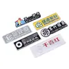 Placas metálicas personalizadas para muebles y maquinaria, placas de aluminio, placas de identificación de acero inoxidable cepillado grabado de alto brillo tridimensional