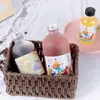 Al por mayor en stock botella de vino de vidrio 500ml botella Boston botella de ciruela casera botella vacía botella para bebida de vinagre de frutas