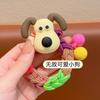 Cuerda para la cabeza para niños con diseño de perro lindo de dibujos animados, cuerda para el cabello trenzada para niña, lazo elástico alto para el cabello, tendón de goma colorido para el cabello