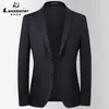 Terno Versátil Cor Sólida Laishbert para Negócios Casuais Masculino, Novo Terno Outono Estilo Coreano Slim Fit, Elástico e Antirrugas