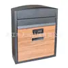 Venta Directa de Fábrica Buzón con Candado de Contraseña Buzón Metálico Buzón con Transferencia Térmica Textura de Madera Buzón Tx0034Mi.M