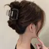 Pinza para el Cabello Coreana Exquisita de Bloques de Color para Mujer, Pasador Versátil de Alta Gama, Pinza de Tiburón Versátil de Nicho, Accesorio para el Cabello