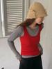 Geração Coreana 24 Novo Estilo Outono e Inverno Joias Laço Nicho Tricotado Chapéu de Pescador Chapéu Bacia Lã Moderno