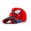 Atacado Transfronteiriço Amazon Chapéu Infantil Desenho Animado Homem-Aranha Boné de Baseball para Meninos Verão Novo Chapéu de Sol