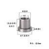 Manga de aço tipo ombro JBHM YKY com flange lateral, manga de eixo escalonado com flange em T, usada como bucha para grampos e pinos de localização