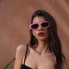 Gafas de sol ovaladas de moda casual de tendencia 2024 para viajes, fiestas y paseos, para hombres y mujeres.