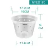 Vaso de Flor Gota de Chuva Transparente Oco Coluna de Ar Plantio de Orquídea Phalaenopsis Vaso de Flor de Plástico Suspenso Nova Matéria-Prima de PP