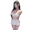 Ropa Interior Sexy Original Domeila para Mujer Atuendo Lindo y Sexy Uniforme Tentación Pasión Deseo Puro Juego de Rol Cosplay