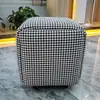 Banqueta de Almacenamiento Moderna Nórdica, Banqueta para Cambiarse los Zapatos, Taburete Pequeño Multifuncional, Taburete Plegable Cubo, Taburete Combinado Cinco en Uno