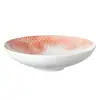 Plato de Pasta Estilo Occidental de Cerámica, Plato de Ensalada, Plato Redondo, Plato para Sopa de Color Bajo Esmalte, Plato de Postre, Plato Decorativo para Presentación de Banquetes en Restaurantes