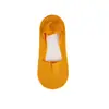 Calcetines para Mujer de Silicona Antideslizantes de Boca Baja Invisibles Primavera y Verano Base de Algodón Calcetines Cortos Delgados Que No Se Caen Calcetines Tipo Barco de Seda de Hielo Color Sólido para Mujer