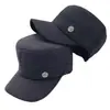 Gorra de Béisbol Gruesa y Cálida para Otoño e Invierno para Hombres de Mediana Edad y Mayores, Sombrero de Cuero para Papá y Abuelo, Gorra Gruesa con Visera de Pato y Forro de Felpa para Proteger los Oídos