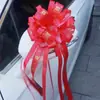 Suprimentos de casamento carro de casamento arranjo de flores fita decoração laço mão flor quarto de casamento decoração suprimentos de casamento