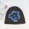 Gorro Tejido Jacquard Retro Estilo Coreano para Mujer, Versátil para Otoño e Invierno, Gorro que Protege los Oídos, Calentador de Cabeza, Gorro Frío que Hace que la Cara Parezca Más Pequeña