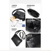 Bolso Bandolera de Hombro Único WEIXIER para Hombre, Simple, para Viajes de Negocios, Gran Capacidad, Impermeable, Maletín de Cuero de Alta Calidad