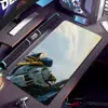 Mouse Pad Grande de Mecha Gundam com Sensação de Tecnologia para E-Sports, Estudo, Jogos e Uso em Dormitório, Tapete Antiderrapante e Espessado para Mesa de Computador