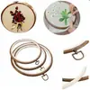 Bastidor de Bordado de Madera con Grano, Bastidor de Bordado Vintage, Bastidor de Bordado Redondo, Marco de Bordado, Accesorios de Bordado, Manualidad de Estilo Étnico