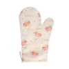 Guantes de Silicona y Algodón de Doble Capa Resistentes a Altas Temperaturas con Aislamiento Térmico y Textura de Patrón de Diamante para Cocina, Microondas y Horno, Guantes Antiescaldaduras