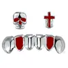 Set de Frenillos Dentales Europeos y Americanos de Goteo de Aceite Transfronterizo con Circonia Microincrustada, Accesorios Dentales para Fiesta de Disfraces de Halloween al por Mayor