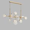 Lustre novo estilo chinês todo em cobre sala de estar sala de jantar simples designer atmosfera quarto estilo chinês Zen lustre estilo chinês