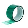 Fita de silicone PET verde resistente a altas temperaturas, mascaramento resistente a ácidos e álcalis, adesivo sem costura não residual, fornecimento de rolo inteiro, fabricante de fita de rolo fêmea