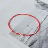 Novo Tornozeleira de Fio Vermelho para Mulheres no Ano do Zodíaco, Pulseira com Design de Nicho de Riqueza Ilimitada, Corda Trançada para Homens, Presente de Tornozeleira para Casal