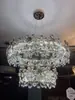 Novo Lustre de Quarto 2025 em Estilo Creme, Design Romântico e Aconchegante de Pétalas, Lustre de Cristal de Sala de Estar de Alta Qualidade