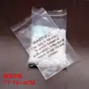 Bolsa transparente LDPE reciclable para venta al por mayor con impresión advertencia anti-asfixia en inglés Bolsa de película comercio exterior Amazon