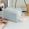 Novo Estojo com Pequeno Design Estilo Chanel, Estojo Estudante de Grande Capacidade, Bolsa Organizadora Moderna e Estilosa, Organizador de Mesa de Fio
