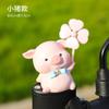 Adornos de Animales de Molino de Viento Lindos Decoraciones de Escritorio de Oficina Decoraciones de Coche de Dibujos Animados Gadget Hecho a Mano para Aliviar el Estrés