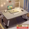 Mesa Pequena de Cama com Altura Ajustável, Mesa de Estudo Dobrável, Mesa Simples Preguiçosa para Dormitório de Estudante, Mesa para Janela Saliente de Casa