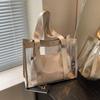 Bolsa de PVC para Mujer 2024 Bolso Tote de Gran Capacidad Bolso de Mano de Verano Bolso de Madre Bolso Bandolera para Viajes al Trabajo Bandolera para Mujer