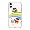 Adecuado para 11 Crayon Shin-Chan Apple 13Promax Funda para Teléfono Móvil Xiphone14Pro Todo Incluido 12 Funda Protectora Anticaída