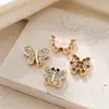 Colgante Mariposa Doble Agujero Diverso DIY Collar Pulsera Encanto Accesorios de Joyería Venta Directa de Fábrica Lote Mixto Transfronterizo