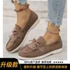 Mocasines, zapatos planos casuales, nueva colección primavera/otoño 2026, de suela plana, punta redonda, sin cordones, mocasines fáciles de llevar