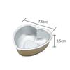 C31 Molde de Bolo em Formato de Coração Anodizado Molde de Pudim Molde de Gelatina Tarte de Ovo DIY Pastelaria Ocidental Lanches Assados