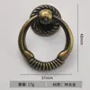 Anillo Retro Anillo Estilo Europeo Anillo Colgante de Bronce Tirador de Cajón Tirador de Agujero Único Tirador de Puerta de Gabinete Cajón