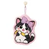 Toalla de Mano de Gato Linda, Adorable Vellón de Coral, Colgable, Engrosada, Absorbente, Secado Rápido, Paño de Cocina, Toalla de Mano para Baño