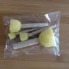 4 o 5 Sellos de Esponja con Mango de Madera para Setas para Arte DIY Infantil, Palitos de Esponja para Estampar Patrones Circulares, Pinceles de Esponja