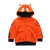 Chaqueta con Cremallera a Rayas con Capucha de León Europea y Americana para Primavera y Otoño Ropa Infantil ins