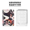 SUNZZA PACKING Caja de embalaje desechable para sushi estilo japonés con impresión roja de mascota, caja de embalaje para llevar