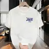 Camiseta Masculina de Manga Curta Moda Masculina Roupas Masculinas Tendência Top Camiseta Masculina de Manga Curta Versátil