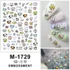Estilo Japonés Popular Lindo Infantil Graffiti Pegatinas para Uñas ins Dibujos Animados Cachorro Gato Cereza Lazo Pegatinas para Uñas
