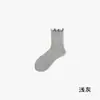 Meias Femininas para Primavera e Outono, Meia-canela 100% Algodão Resistentes a Odores Sem Costura de Renda Meia-calça Folgada, Novas Meias Longas Populares para Outono e Inverno 2025