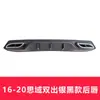 Adequado para Civic de Décima Geração Tubo de Escape Modificado Spoiler Traseiro Kit de Contorno da Ponta de Escape Kit de Aparência Sem Corte Para-choque Traseiro Difusor Traseiro