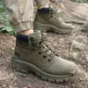 Zapatos de Senderismo para Exteriores de Nuevo Tamaño Transfronterizos Botas Tácticas de Entrenamiento de Campo Calzado de Escalada Resistente al Desgaste para Hombres Moda