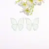 Directo de fábrica malla grande bordado de seda dorada mariposa diy materiales hechos a mano accesorios decorativos para ropa pegatinas de tela de mariposa