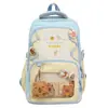 Mochila Escolar Fofa para Alunos do Ensino Fundamental, Ita Bag Estilo Japonês, Grande Capacidade, Alto Valor Estético, Mochila de Estudante, Mochila Transparente para Faculdade