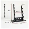 Estante Horizontal para Armas de Madera Maciza, Estante de Exhibición para Cuchillos de Sushi, Cuchillos de Cocina, Soporte de Almacenamiento para Cuchillos de Armas, Soporte para Espadas, Estante para Equipos de Artes Marciales