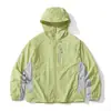 Primavera y Verano Nuevo Estilo de Montaña Delgado Pequeño Bloque de Color Ala Ropa de Piel Moda Hielo-Sensación Tendencia Protección Solar Anti-UV Ropa